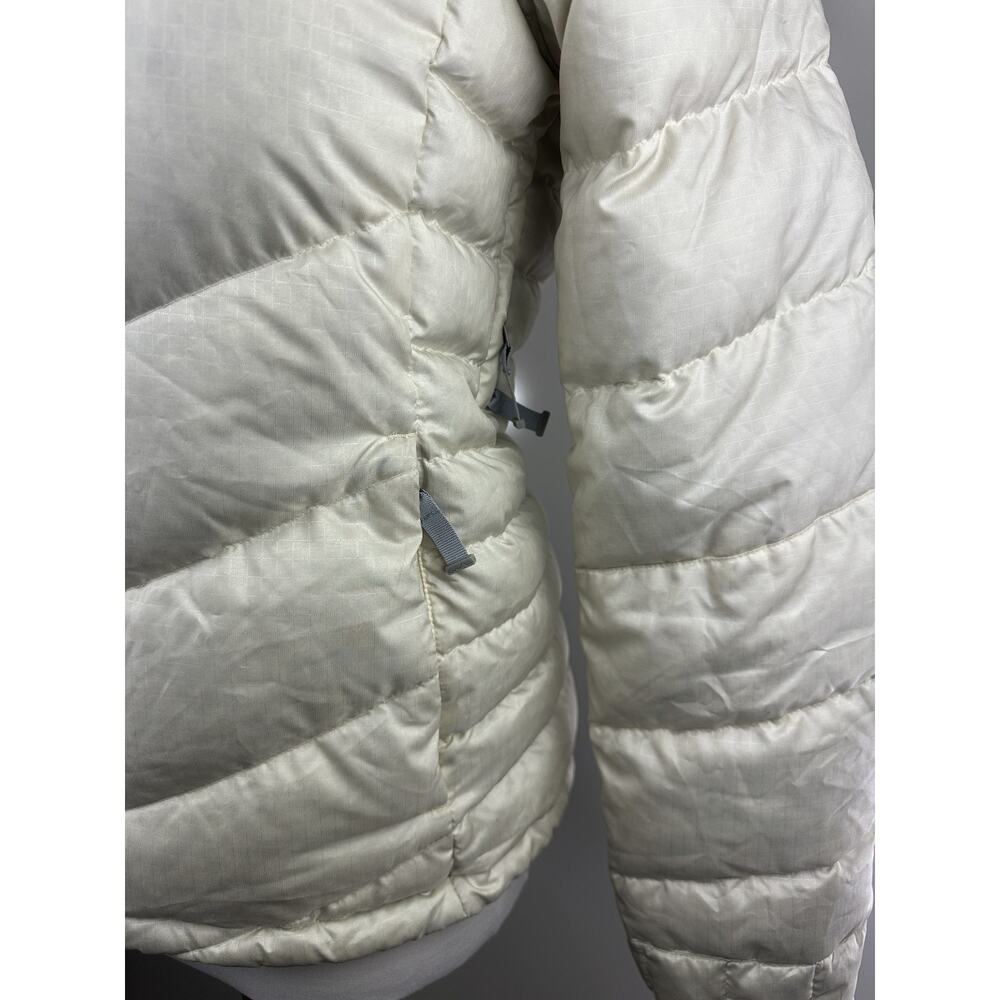 Patagonia Pipe Down Puffer Goose Insulated Coat Off White Women's Medium *Flawed - Picture 7 of 16